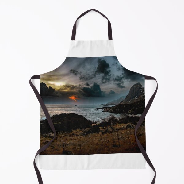 Item preview, Lofoten Coastal Road Sunset designed and sold by nbrandsberg.