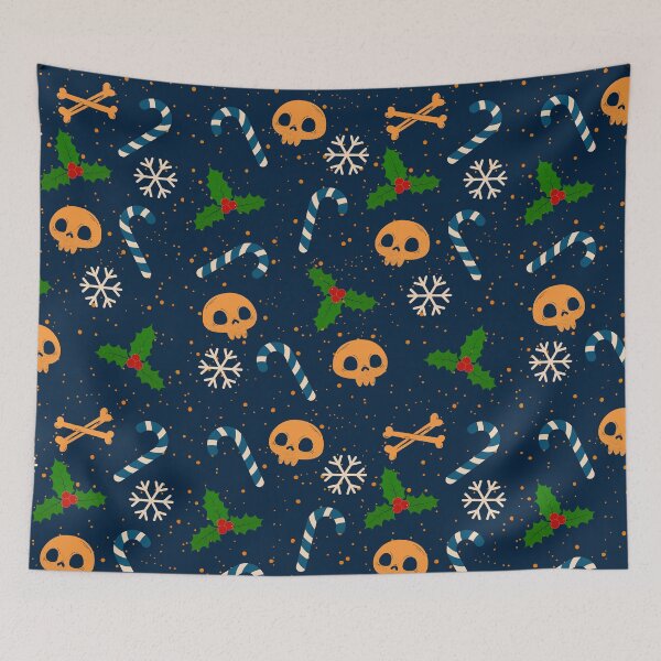 Item preview, Gold and blue gothic steam punk Christmas designed and sold by DemonicGloom.