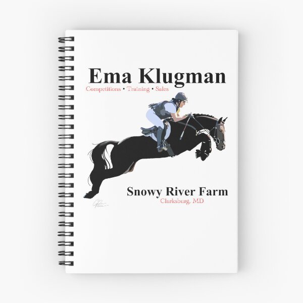Item preview, Ema Klugman Eventing Equestrian Snowy River Farm Clarksburg Maryland designed and sold by EventingDesign.