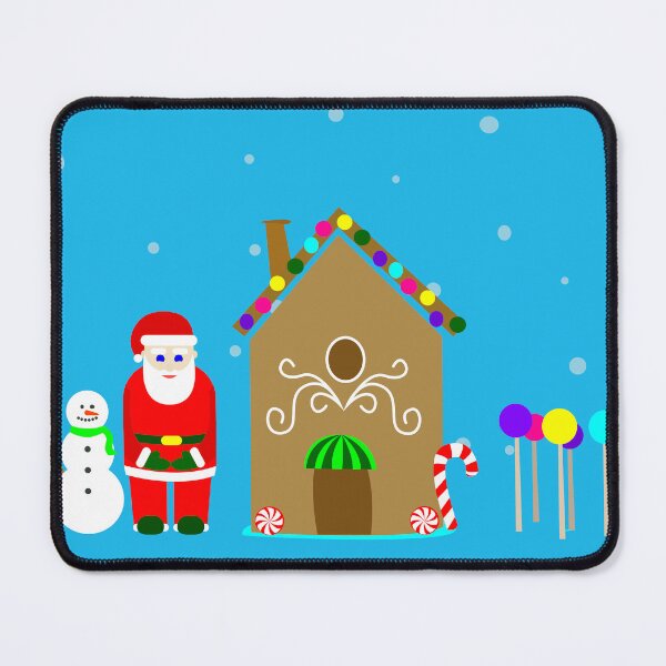 Item preview, santa claus christmas gingerbread house designed and sold by Gossip Rag.