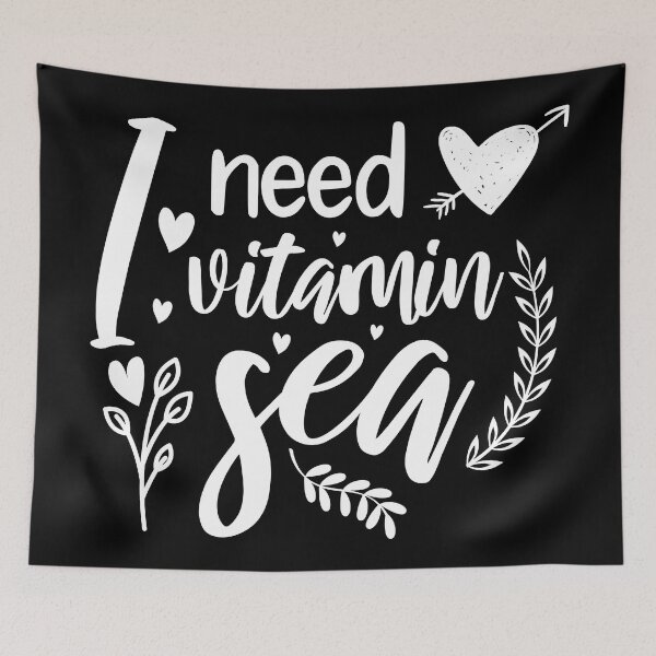 Item preview, I Need Vitamin Sea designed and sold by BlueZenStudio.