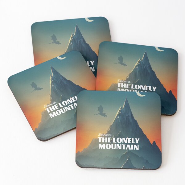 Item preview, Discover The Lonely Mountain - Travel Poster - Fantasy Funny designed and sold by Fenay Designs.