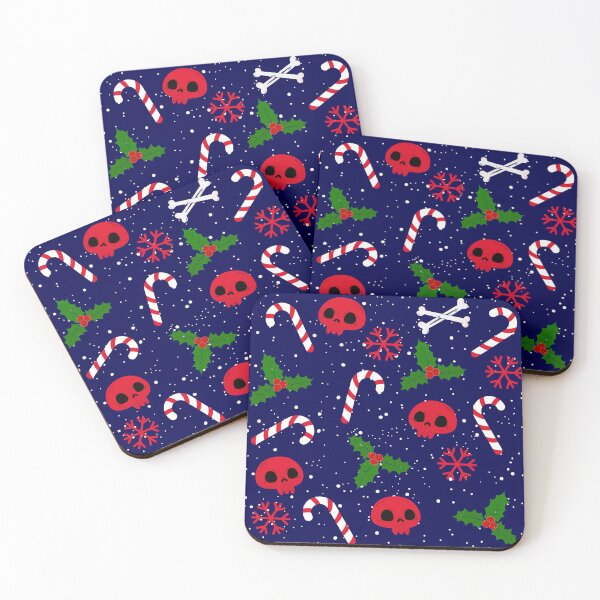 Item preview, Blue and red gothic Christmas designed and sold by DemonicGloom.