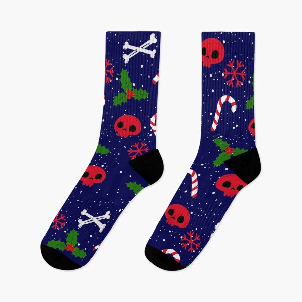 Item preview, Blue and red gothic Christmas designed and sold by DemonicGloom.