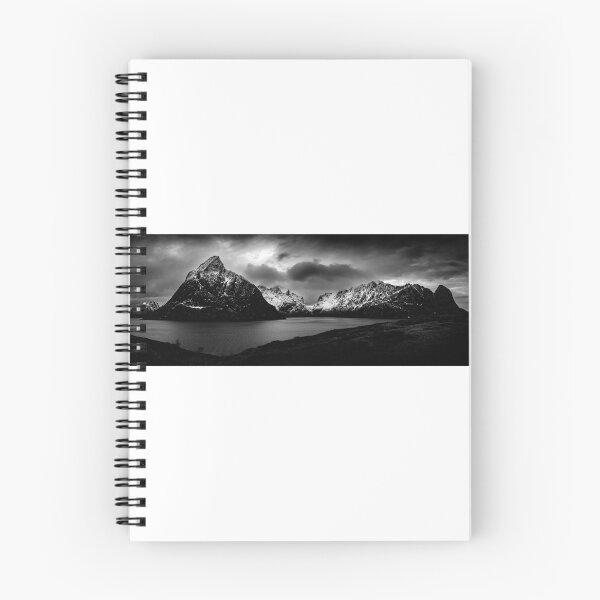 Item preview, Moltind Mountain in Black and White designed and sold by nbrandsberg.