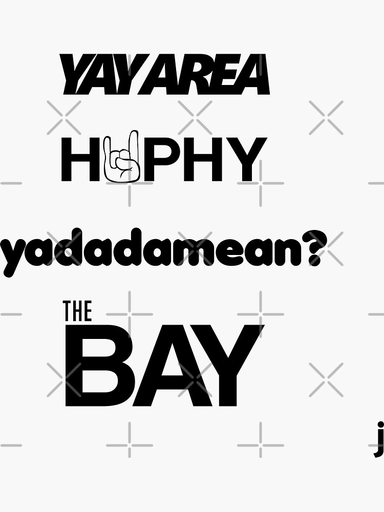 "Bay Area Sticker Pack (Discount!)" Sticker for Sale by Johzhn Redbubble
