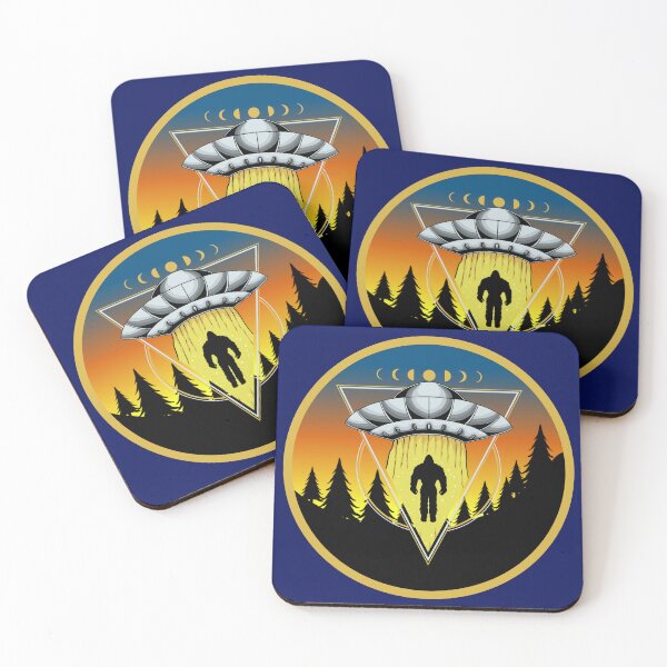 Item preview, Bigfoot Spaceship Forest designed and sold by MyMerch4u.