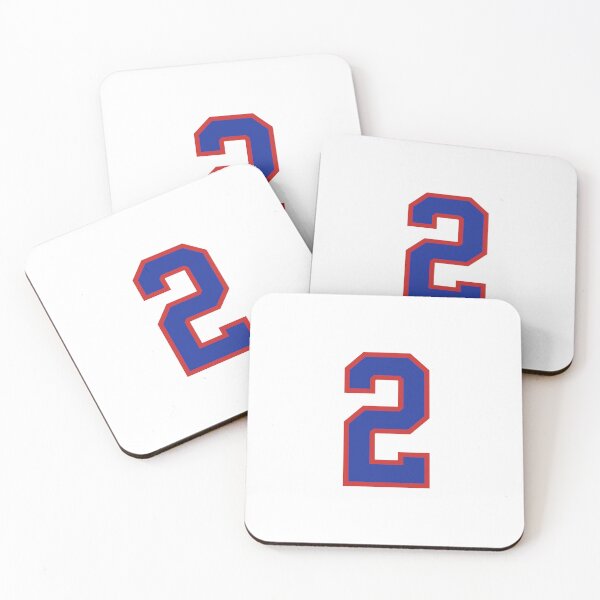 Item preview, Number 2 blue red sports jersey two designed and sold by LoveIsColorful.