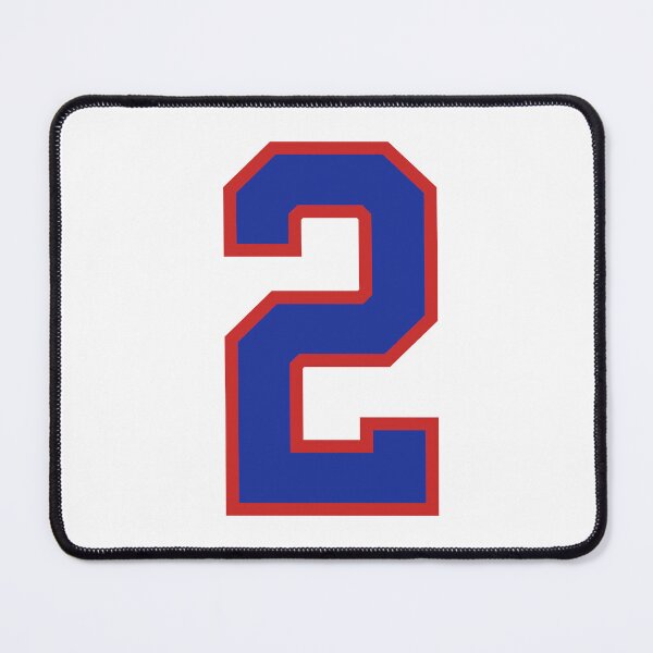 Item preview, Number 2 blue red sports jersey two designed and sold by LoveIsColorful.
