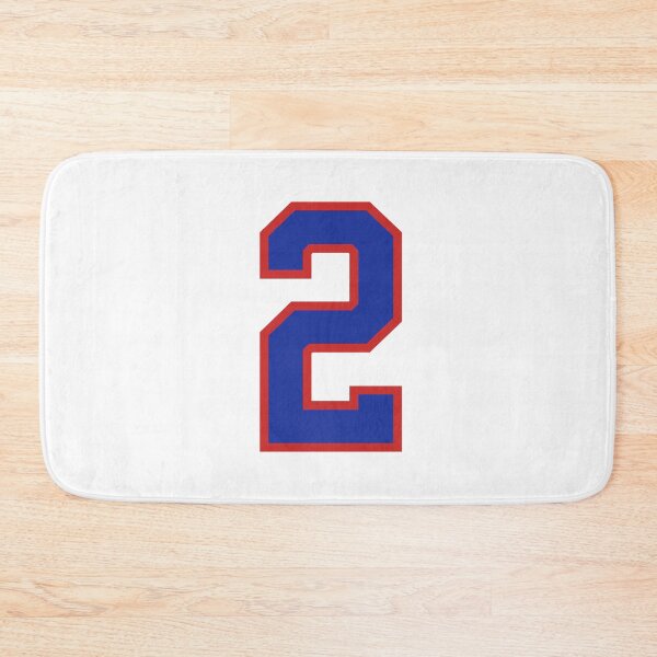 Item preview, Number 2 blue red sports jersey two designed and sold by LoveIsColorful.