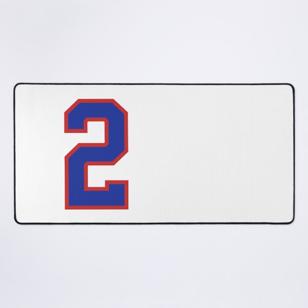 Item preview, Number 2 blue red sports jersey two designed and sold by LoveIsColorful.