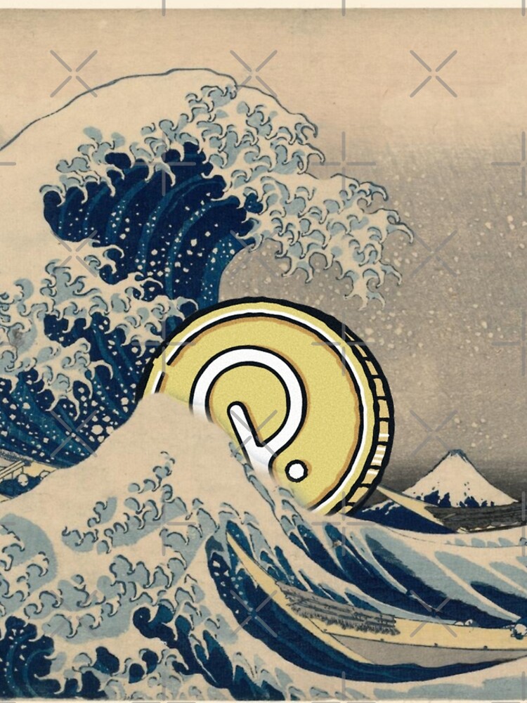 Disover Crypto Polkadot DOT coin - Great wave Leggings