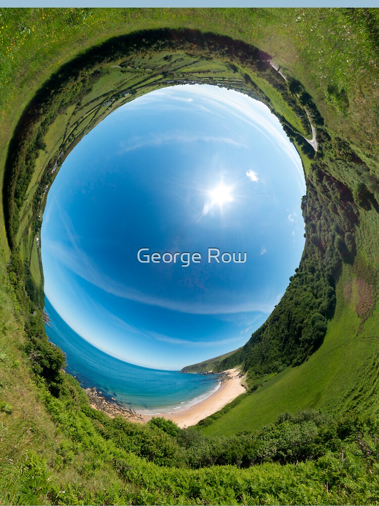 Kinnagoe Bay - Sky In by VeryIreland