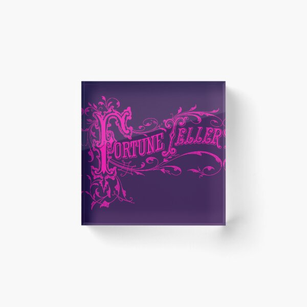 Item preview, Fortune Teller in beautiful Pink Script. designed and sold by KellysComColors.