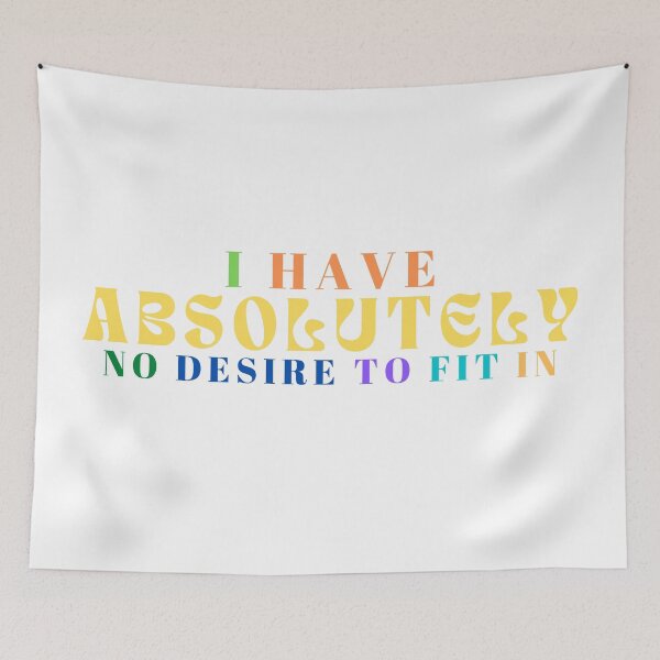 Item preview,  I Have Absolutely No Desire to Fit In  | Funny Introvert Hoodie for Friends or Family | Sarcastic Nonconformist designed and sold by Alexa5454.
