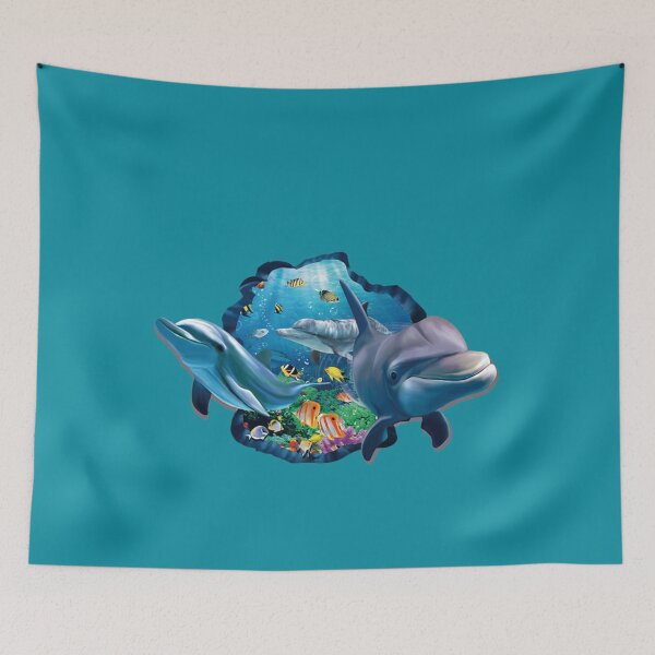 Item preview, DOLPHIN 3D STICKERS designed and sold by KAONZA.