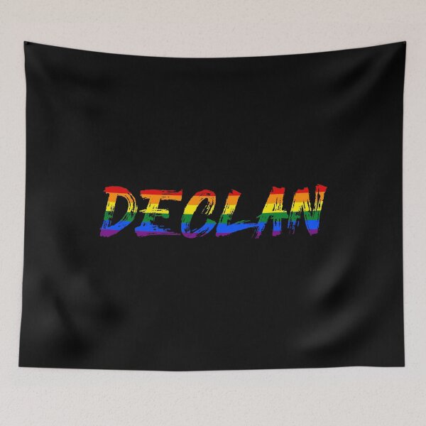 Item preview, Men rainbow name gay Declan designed and sold by LoveIsColorful.