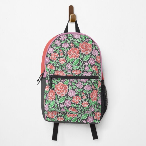 Item preview, Blooming Chalkboard Floral in Peony, Coral and Grass Green designed and sold by micklyn.
