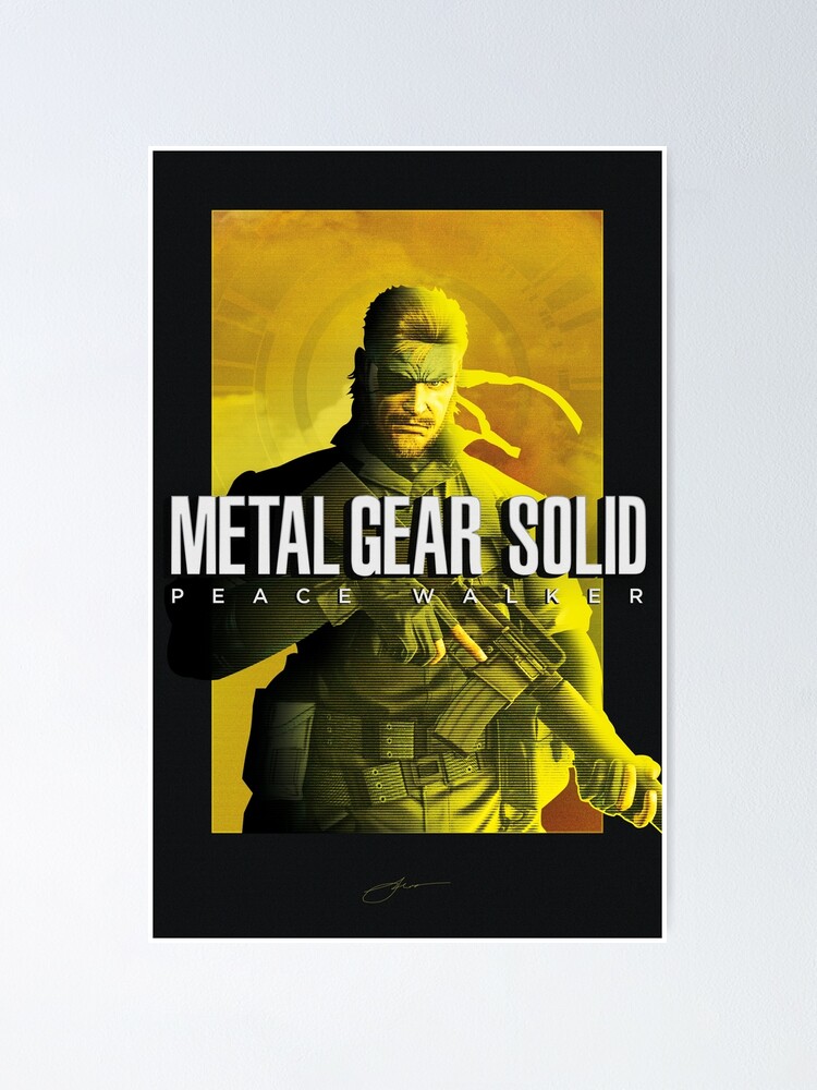 Metal Gear Solid 4 Poster Poster for Sale by xVANQUISHx