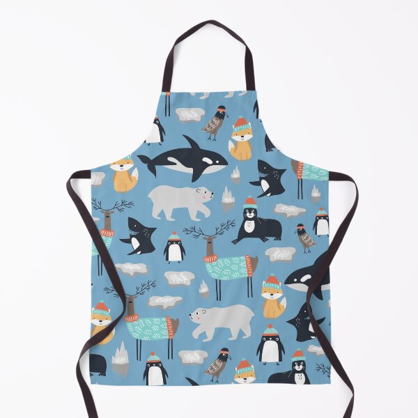 Item preview, Cute Arctic Animals Seamless Pattern designed and sold by CrossVersion.