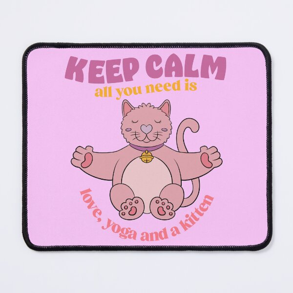 Item preview, meditating cat doing yoga designed and sold by ImaginarStore.
