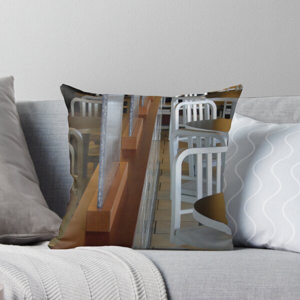 Item preview, Tables And Chairs Waiting For Customers designed and sold by Cora Wandel.