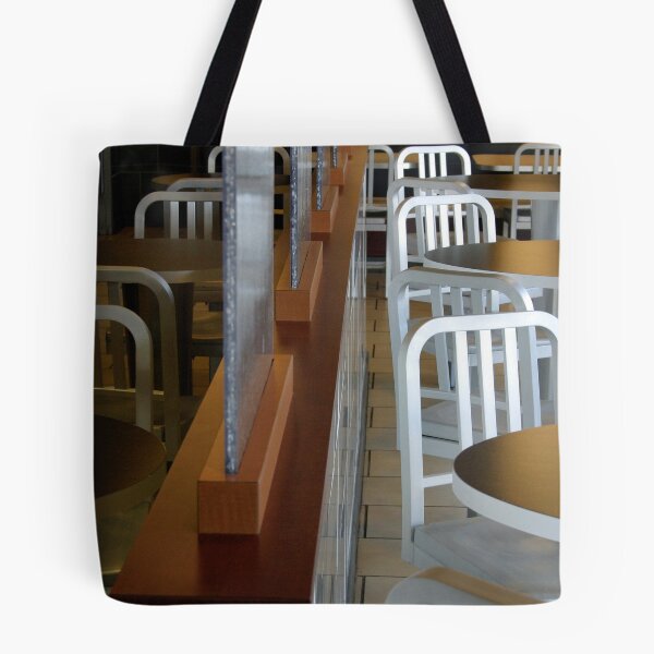 Item preview, Tables And Chairs Waiting For Customers designed and sold by Cora Wandel.