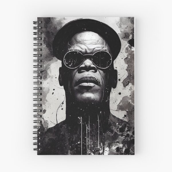Item preview, Samuel L Jackson Splatter Portrait designed and sold by DreamingTulpa.