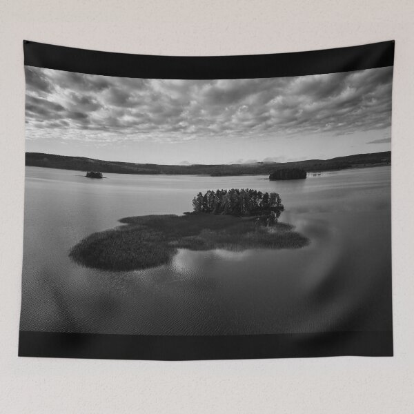 Item preview, Three islands view. Kulovesi bw designed and sold by Jouko Lehto Photography.
