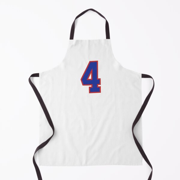 Item preview, Number 4 blue red sports jersey four designed and sold by LoveIsColorful.
