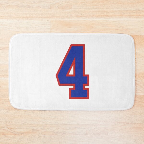 Item preview, Number 4 blue red sports jersey four designed and sold by LoveIsColorful.