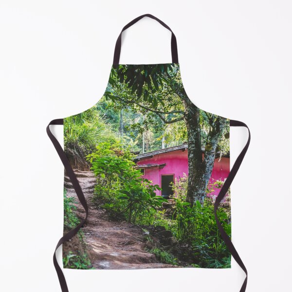 Item preview, Charming Pink House Hidden On Remote Jungle Path designed and sold by DEC02.