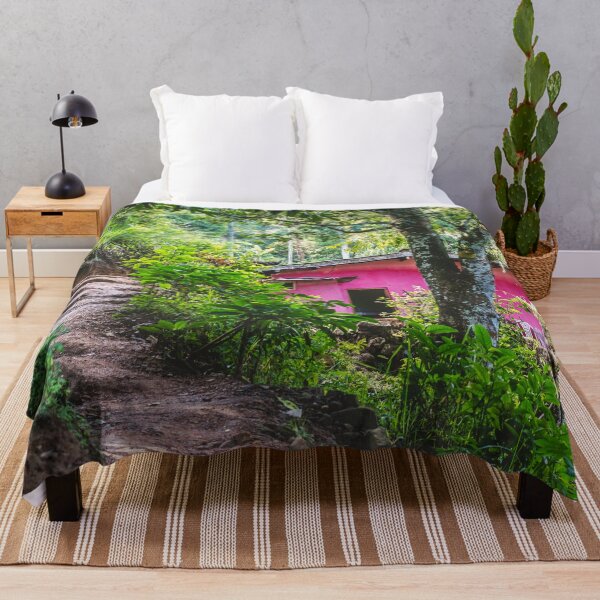 Item preview, Charming Pink House Hidden On Remote Jungle Path designed and sold by DEC02.