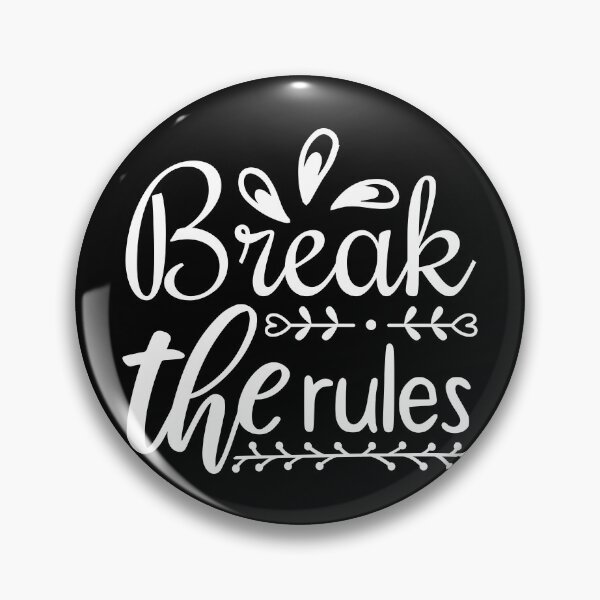 Item preview, Break The Rules Quote designed and sold by BlueZenStudio.