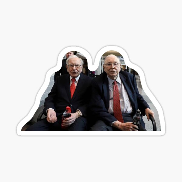 Item preview, Warren Buffett and Charlie Munger designed and sold by Rainfalling.