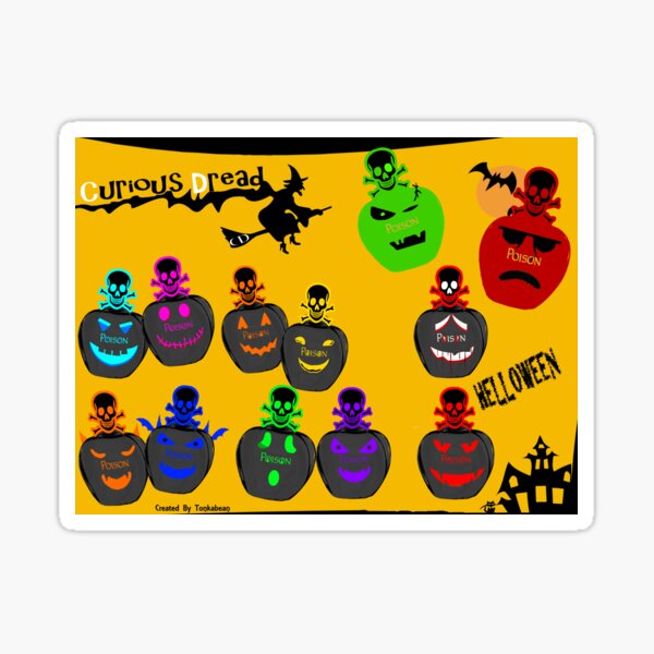 Halloween Perfume Bottle Emoji Sticker