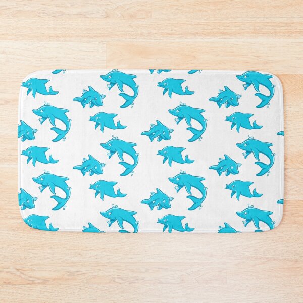 Item preview, Blue dolphins jumping designed and sold by ImaginarStore.