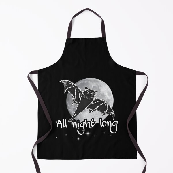 Item preview, midnight black version | adorable flying bat in night sky with full moon | ink drawing with digital art | nightlife | Halloween cuteness designed and sold by DigitalEurydice.