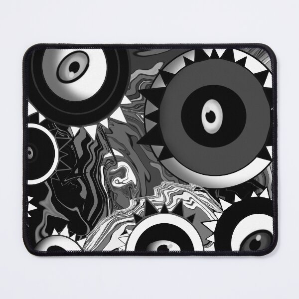 Item preview, BLACK AND WHITE EYES designed and sold by BigBrainArt.