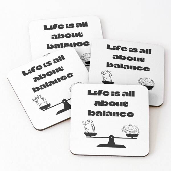 Item preview, Life is all about balance designed and sold by Inspirely.