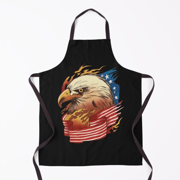 Item preview, Eagle Fire 4th of July US American Flag designed and sold by 1White-Rabbit.