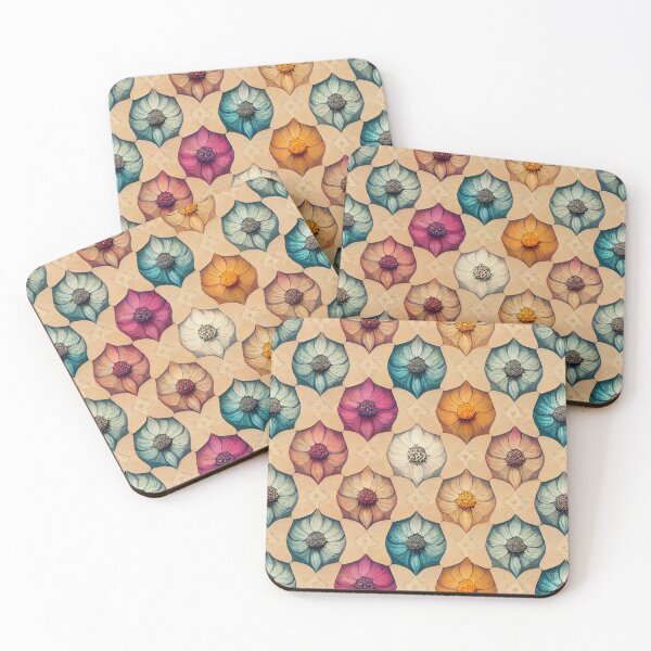 Item preview, Colorful Abstract Flowers designed and sold by BuraxisQuotes.
