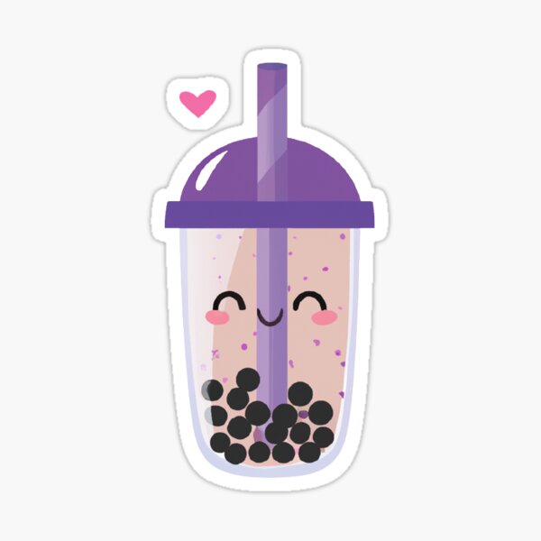Vista previa del artículo con la obra «Té de burbujas kawaii», diseñado y vendido por lilyjessica.