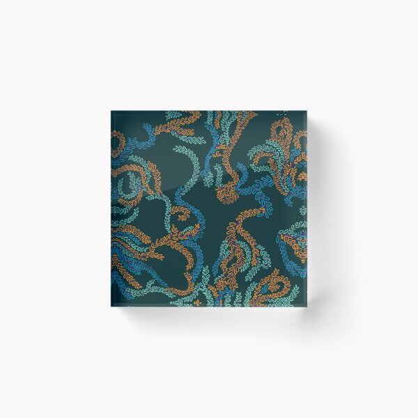 Item preview, Dark Meandering Seaweed designed and sold by DesignsByJaycee.