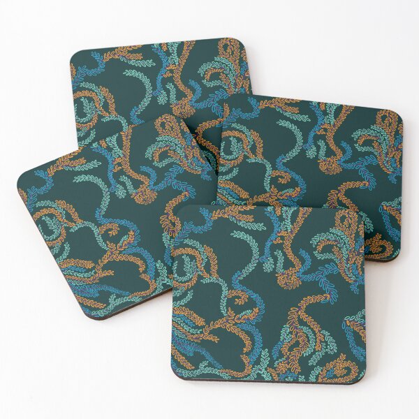 Item preview, Dark Meandering Seaweed designed and sold by DesignsByJaycee.