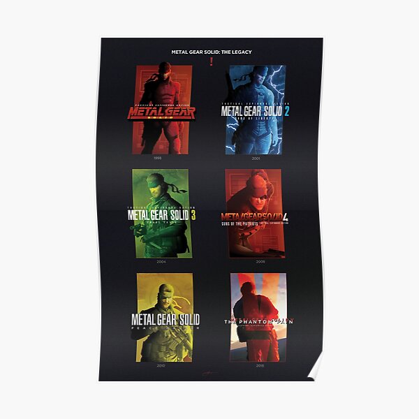 Affiche "Legacy" solide en métal d'engrenage, hommage en métal solide IV d'engrenage Poster