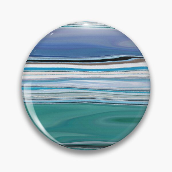 Item preview, Ocean Abstract Horizontal Stripes Beachy Vibes Beach House Décor Art 10 of 20  designed and sold by Beachy.