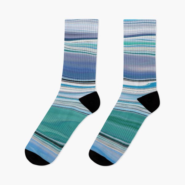 Item preview, Ocean Abstract Horizontal Stripes Beachy Vibes Beach House Décor Art 10 of 20  designed and sold by Beachy.