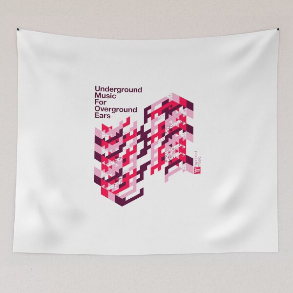 Item preview, Underground Music For Overground Ears Red designed and sold by paulo silveira.