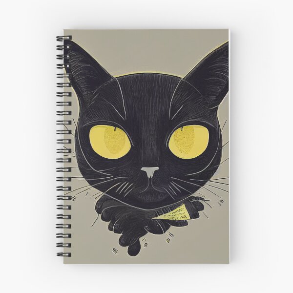Item preview, Black Cat Headshot One designed and sold by WillowridgeRKR.